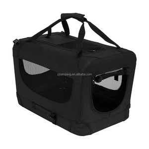 Không khí được phê duyệt mềm Dog Crate MềM Hai Mặt gấp du lịch <span class=keywords><strong>Pet</strong></span> <span class=keywords><strong>Carrier</strong></span> Bag Có thể gập lại <span class=keywords><strong>Pet</strong></span> cũi chấp nhận kích thước tùy chỉnh Dog Crate - Product Image 4