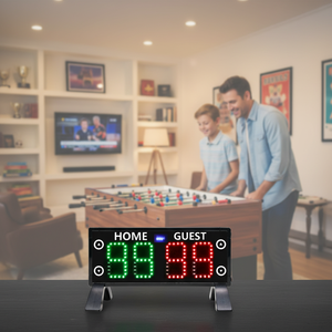Papan Skor Digital LED Portabel YIZHI Multisport Layar Sentuh untuk Kompetisi Permainan Cornhole, Sepak Bola Meja, Tenis - Product Image 1
