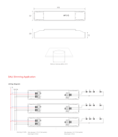 PE-L20DCA DALI DT8 Protocole Triac Dimmable Plastique 9-42V 350/400/450/500mA Courant Constant RGB Couleurs Réglables Éclairage LED