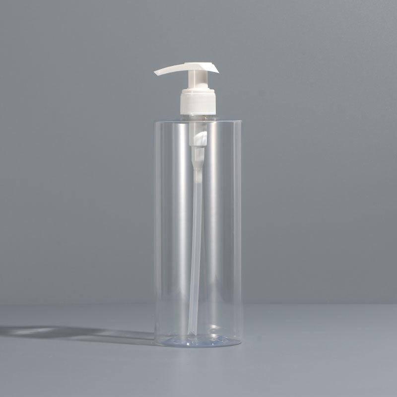 Flacon Transparent V Pompe Blanche