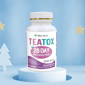 Compresse Detox Naturali OEM per Pancia Piatta in 28 Giorni, Integratore a Base di Erbe per Bruciare il Grasso Addominale <span class=keywords><strong>e</strong></span> Perdere Peso - Product Image 3