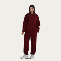 Sweat-shirt unisexe en molleton brossé épais 430G, coupe décontractée, épaules tombantes, col rond, en gros, en stock, prêt à expédier