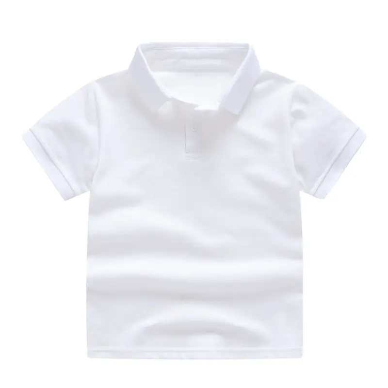 Nieuwe Ontwerp Jongens Boutique Kleding Kids 100% Katoen Polo T Shirts Voor Kinderen