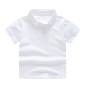New Design Boys Boutique Clothing Kids 100% Cotton Polo T Shirts For Kids