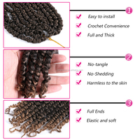 Vente chaude synthétique tressage extension de cheveux Freetress prix de gros gris doux Passion Twist cheveux