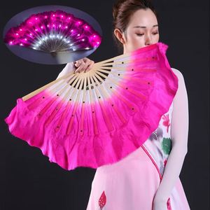Abanico Luminoso para Danza, Abanico Degradado para Práctica de Danza, Accesorios de Danza, Venta al por Mayor, Modelo de Bambú Tejido Artísticamente # 620 - Product Image 2