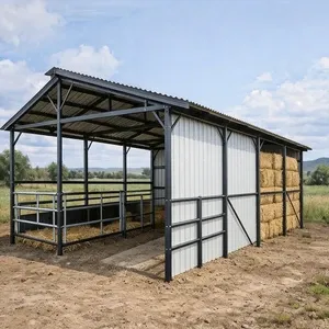 Padiglione Moderno a Grande Campata in Struttura d'Acciaio per Esposizioni Agricole e Astucci, per Allevamenti di Bestiame, Colture, Pollai e Fattorie - Product Image 5