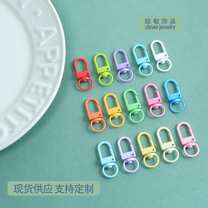 หัวเข็มขัดโลหะผสมสีสันสดใสจาก Clever Jewelry สำหรับงาน DIY เครื่องประดับ สไตล์หวานสดใส เคลือบสีแบบอบ - Product Image 1