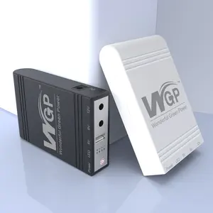 WGP 18650แบตเตอรี่ลิเธียมสำรอง USB แหล่งจ่ายไฟออนไลน์ DC 9โวลต์/12โวลต์12โวลต์9โวลต์5โวลต์มินิ UPS สำหรับ WiFi เราเตอร์ IP กล้องวงจรปิด ADSL โมเด็ม