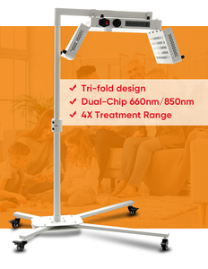 Tốt nhất sản phẩm bán chạy chuyên nghiệp tri-gấp 1000 Wát kép bước sóng hồng ngoại liệu pháp ánh sáng đỏ Bảng điều chỉnh <span class=keywords><strong>PDT</strong></span> Máy Đối với trang chủ - Product Image 4