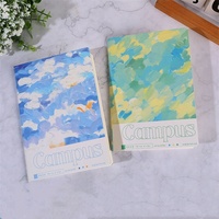 Carnet à spirales A5 à feuilles mobiles avec couverture souple en PVC/PP imprimé, 30 feuilles, pour l'écriture et les exercices des enfants