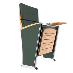 Sillas Plegables para Teatro, Auditorio, Sala de Conferencias, Iglesia, con Mesa y Portapapeles, Venta al Por Mayor de Fábrica - Product Image 3