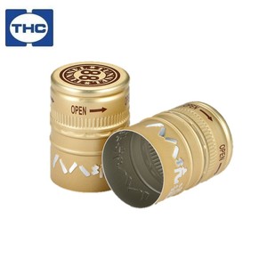 Premium Gold Aluminum Pilfer-Proof ROPP <b>Cap</b> Made of Aluminium-<b>Plastic</b> for Bottle Lids & Closures - Product Image 2