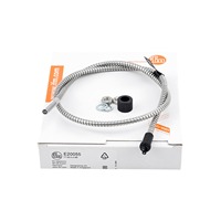 Capteur à réflexion diffuse à fibre optique IFM E20055, câble en fibre de verre de 600 mm de longueur, tête en fibre d'aluminium pour amplificateur à fibre