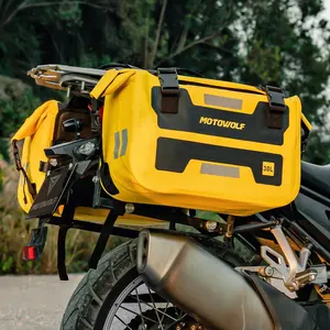 Bolsa de sillín de motocicleta MOTOWOLF impermeable de alta calidad para montar al aire libre