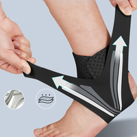 Attelle de cheville réglable de compression sportive, manchon de maintien et de protection pour l'entraînement sportif, vente en gros