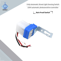 Interrupteur à détecteur de lumière RNSbot AS-10 pour lampadaire, 10A AC220V, étanche, à détection automatique de la lumière, AS10