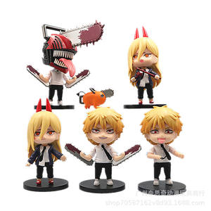 Set de 5 Figuras de <span class=keywords><strong>Chainsaw</strong></span> <span class=keywords><strong>Man</strong></span> en Versión Q: Power, Blood, Devil, <span class=keywords><strong>Aki</strong></span> Hayakawa, Denji, Pochita, Muñecos Coleccionables de Anime para Decoración - Product Image 3