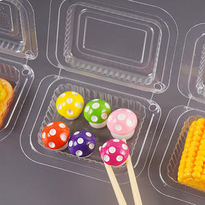 Fiambrera <span class=keywords><strong>de</strong></span> juguete <span class=keywords><strong>de</strong></span> comida rápida DIY en miniatura, embalaje <span class=keywords><strong>de</strong></span> plástico transparente desechable para <span class=keywords><strong>casa</strong></span> <span class=keywords><strong>de</strong></span> <span class=keywords><strong>muñecas</strong></span>, Mini fiambrera <span class=keywords><strong>de</strong></span> simulación - Product Image 3