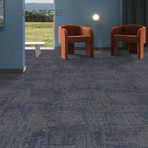 Hiện đại môi trường phòng họp sàn Nylon 100% vuông văn phòng Thảm gạch với PVC ủng hộ cho khách sạn - Product Image 3