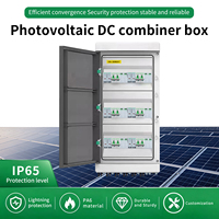 Boîtier de Combinaison Photovoltaïque Solaire DC 500V 6 Entrées 6 Sorties avec Protection Foudre, Fusible, MCB, SPD, Boîtier Étanche IP65, 36 Voies