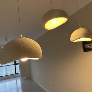 Lampe suspendue en forme de <span class=keywords><strong>champignon</strong></span> Wabi Sabi multicolores, luminaire artisanal en polystyrène haute densité pour cuisine, bar, table à manger, villa - Product Image 4