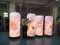 Écran LED pour bouteille, effet lumineux dynamique pour fêtes, bars et scènes commerciales