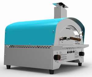 <span class=keywords><strong>Plancha</strong></span> BBQ à <span class=keywords><strong>gaz</strong></span> GPL en acier inoxydable pour extérieur, 1 brûleur, four à pizza avec allumage électronique par impulsions et dispositif de sécurité flamme P6024 - Product Image 1