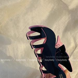 Pince <span class=keywords><strong>à</strong></span> requin <span class=keywords><strong>à</strong></span> la mode et unique pour femmes épingle <span class=keywords><strong>à</strong></span> cheveux en acétate pour cheveux moyens pour Updos <span class=keywords><strong>à</strong></span> l'arrière de la tête - Product Image 4