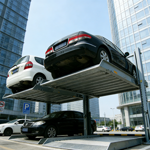 Équipement de stationnement hydraulique à deux poteaux pour <span class=keywords><strong>garage</strong></span>, élévateur de stationnement vertical à <span class=keywords><strong>double</strong></span> niveau pour voitures, Tabitha TTPP606 - Product Image 4