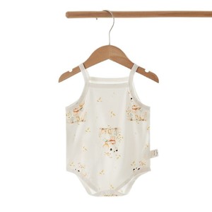 Body de Tirantes para Bebé, Unisex, 100% Algodón, Sin Costuras, Delgado, Mono de Verano, Ropa para Recién Nacido - Product Image 5