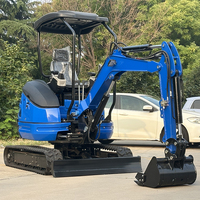 Vente flash LIVRAISON GRATUITE Excavatrice hydraulique de 1,8 tonne, mini-excavatrice chinoise adaptée à la ferme, au jardin et à la construction