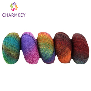 Chất Lượng Cao Tái Chế Len Nylon Pha Trộn <span class=keywords><strong>Rowan</strong></span> Nỉ Tweed Bóng Sợi Bán Buôn Cho Crochet Tay Đan - Product Image 5