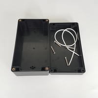 Boîte de jonction étanche noire 158*90*60mm en plastique scellé contrôle d'instrument de compteur industriel électronique et boîtiers étanches à la pluie