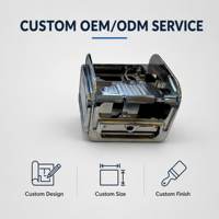 OEM Custom Metal Enclosure Polished Finish U Shaped Housing With Corrugated Base and Precision Cutouts for Industrial