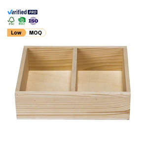 Caja de Almacenamiento Rectangular de Madera con Doble Compartimento, Adecuada para Guardar Diversos Artículos Pequeños en Hogares y Hoteles - Product Image 6