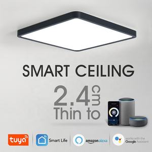 Tuya Wifi Control CCT Lámparas de panel cuadrado ultrafino 300MM 36W <span class=keywords><strong>Led</strong></span> Luz de techo inteligente para <span class=keywords><strong>cocina</strong></span> Escalera Dormitorio - Product Image 2