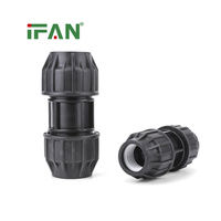 Raccords de compression HDPE IFAN, raccords rapides en plastique, raccords PP, directement de l'usine