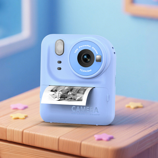 Kids Toy Digital Children Camera for Photography Instant Kids Camera Dual Lens Mini Thermal Printer Instant Photo Camera