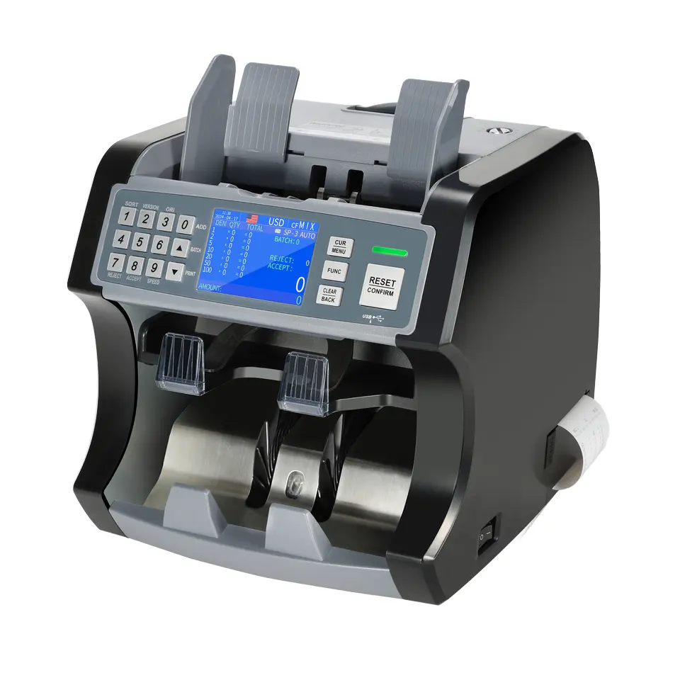 HL-S210 Euro Bill Counter Mix value counter cash counting