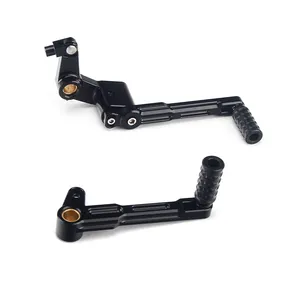 Motorfiets Zwart Achter Rechts Remhendel Versnelling Linker Versnellingspook Voor Ducati Monster 696 796 1000/S 2008-2015 Shifter Voetpedaal