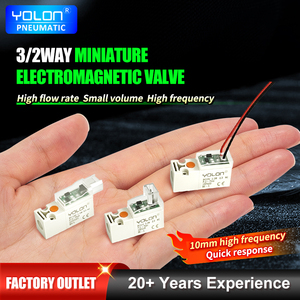 Micro-vanne solénoï<span class=keywords><strong>de</strong></span> à vide 10 mm, vanne à air haute fréquence 30 Hz, commande à <span class=keywords><strong>action</strong></span> directe deux positions trois voies pour tricotage <span class=keywords><strong>de</strong></span> chaussettes - Product Image 2