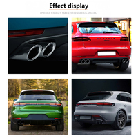 Embouts d'échappement DEX pour Porsche Macan 2.0T 2014-2024 – Améliorez votre système d'échappement avec des embouts de silencieux quadruples style GTS