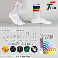 Chaussettes de sport décontractées en coton pour hommes, noires, respirantes, avec logo personnalisé, de haute qualité, pour la course et le football, collection 2026