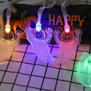 Hot Selling Halloween Pompoen Spin Vleermuis Hoofd <span class=keywords><strong>String</strong></span> Led Licht Hangende Horror Halloween Decoratie Voor Thuis Feestartikelen - Product Image 4