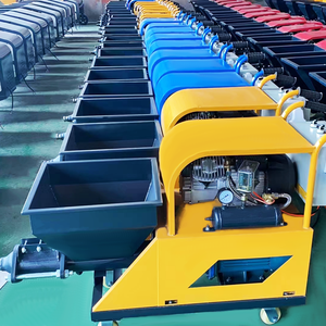 Frequency Motor Mortar Painting Machines 380 v Electric Mortar Spray Machine Plastering Wall Putty <strong>Plaster</strong> with <strong>Mixer</strong> - Product Image 4