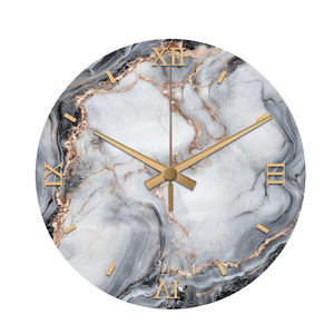 Orologi da Tavolo Decorativi Moderni <span class=keywords><strong>in</strong></span> <span class=keywords><strong>Marmo</strong></span> Nero Naturale Rotondo di Ultima Generazione - Product Image 1