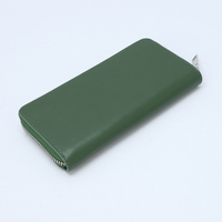 Portefeuille long en cuir PU personnalisable avec logo, fermeture éclair, motif gaufré tendance, pochette de voyage avec porte-cartes et porte-billets, pochette de soirée