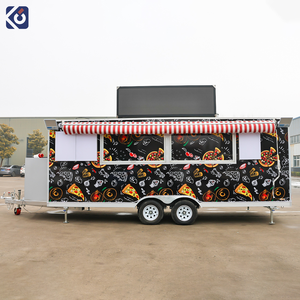 CAMPTRL Rimorchio per Cibo, Cucina Mobile, Carretto per Snack, Caffè e Pizza, Furgone Alimentare Portatile Completamente Attrezzato, Certificato DOT CE - Product Image 3