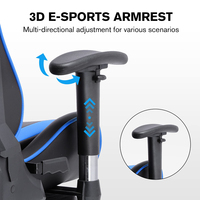 Chaise de jeu vidéo X Rocker pour adultes XL Floor Rocker Chair avec haut-parleurs audio intégrés